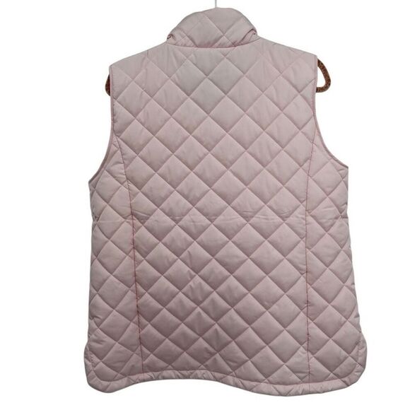 Land’s End Quilted Puffer Vest Light Pink  XL/18 - Picture 8 of 10